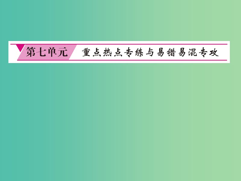 九年级化学上册 第7单元 燃料及其利用重点热点专练与易错易混专改课件 （新版）新人教版.ppt_第1页