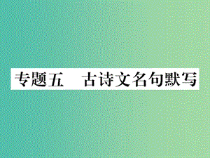 七年級(jí)語(yǔ)文下冊(cè) 專題復(fù)習(xí)五 古詩(shī)文名句默寫課件 蘇教版.ppt