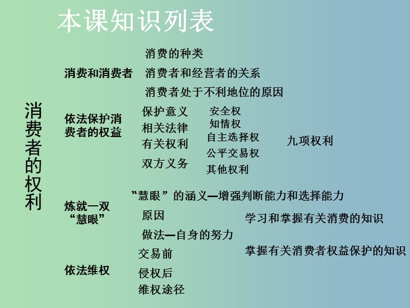 八年级政治下册《第三单元 第八课 消费者的权益》复习课件 新人教版.ppt_第2页