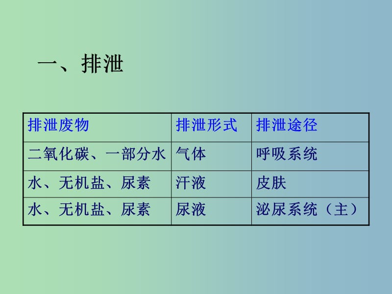 七年级生物下册 第五章 第一节 尿的形成与排出课件2 新人教版.ppt_第3页