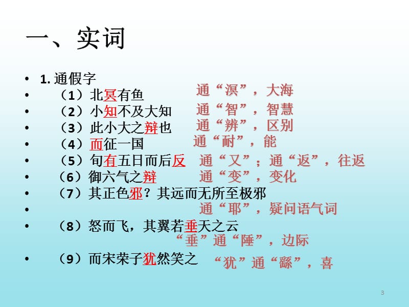 逍遥游文言知识归纳.ppt_第3页