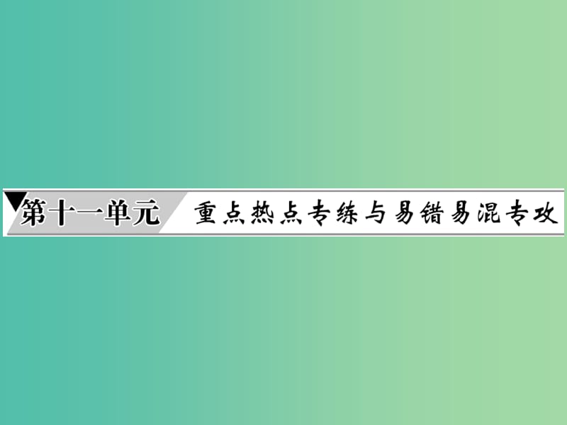 九年级化学下册 第十一单元 盐 化肥重点热点专练及易错易混专攻课件 新人教版.ppt_第1页