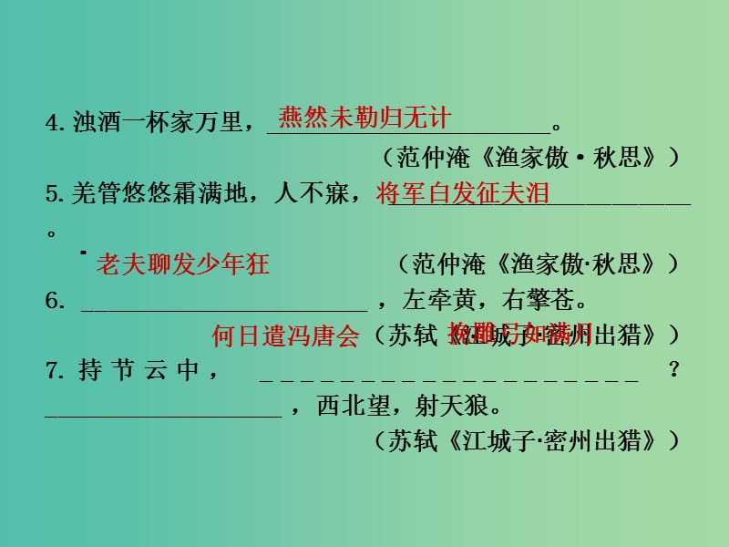 中考语文总复习 九上 诗文名句课件.ppt_第2页