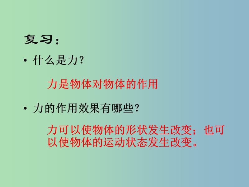 八年级物理全册 6.2 怎样描述力课件 （新版）沪科版.ppt_第2页