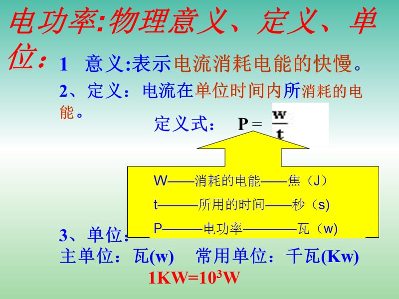 九年级物理上册 6.2 电功率课件 （新版）教科版.ppt_第3页