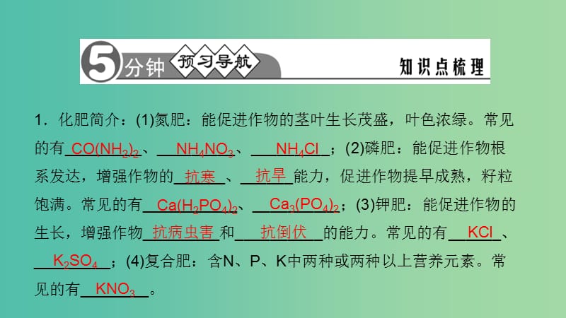 九年级化学下册 11.2 化学肥料课件 新人教版.ppt_第3页