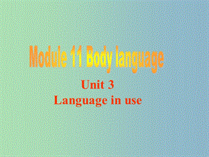 七年級(jí)英語(yǔ)下冊(cè) Moudle 11 Unit 3 Language in use課件 （新版）外研版.ppt