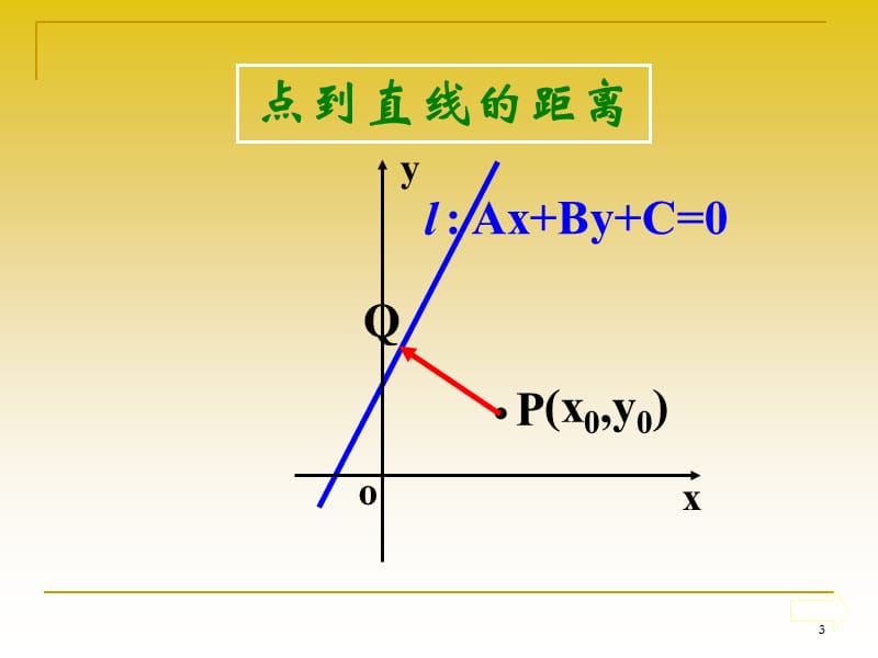 点到直线的距离公式ppt课件_第3页