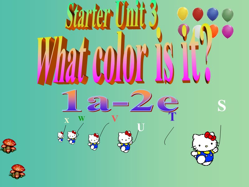 七年级英语上册 Starter Unit 3 What color is it课件 （新版）人教新目标版.ppt_第1页
