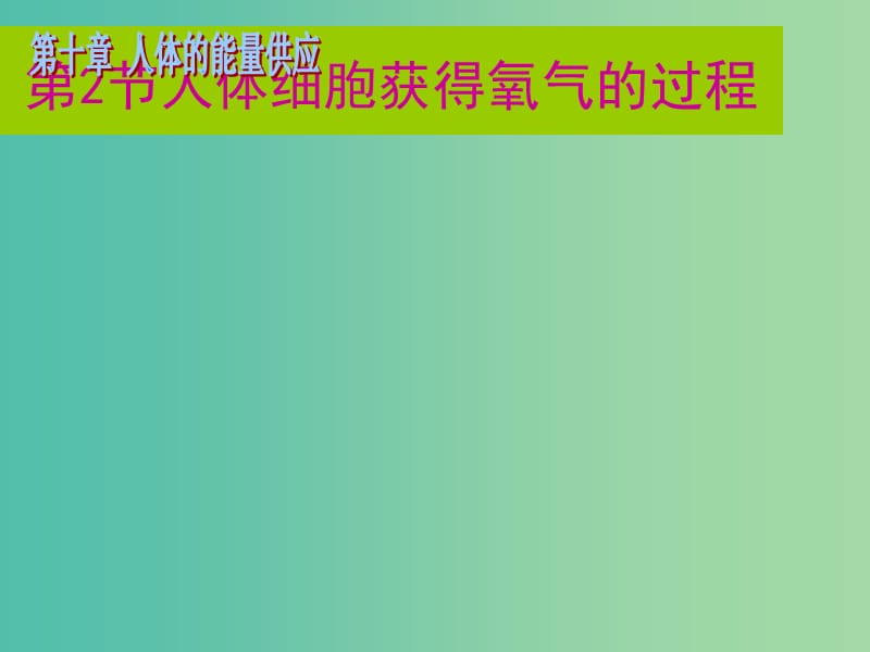 七年级生物下册10.2人体细胞获得氧气的过程课件2新版北师大版.ppt_第1页