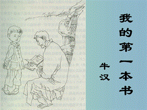 八年級(jí)語(yǔ)文下冊(cè) 3 我的第一本書課件 魯教版五四制.ppt