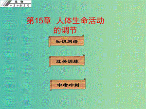 中考生物沖刺復習 基礎梳理 第15章 人體生命活動的調(diào)節(jié)課件 新人教版.ppt