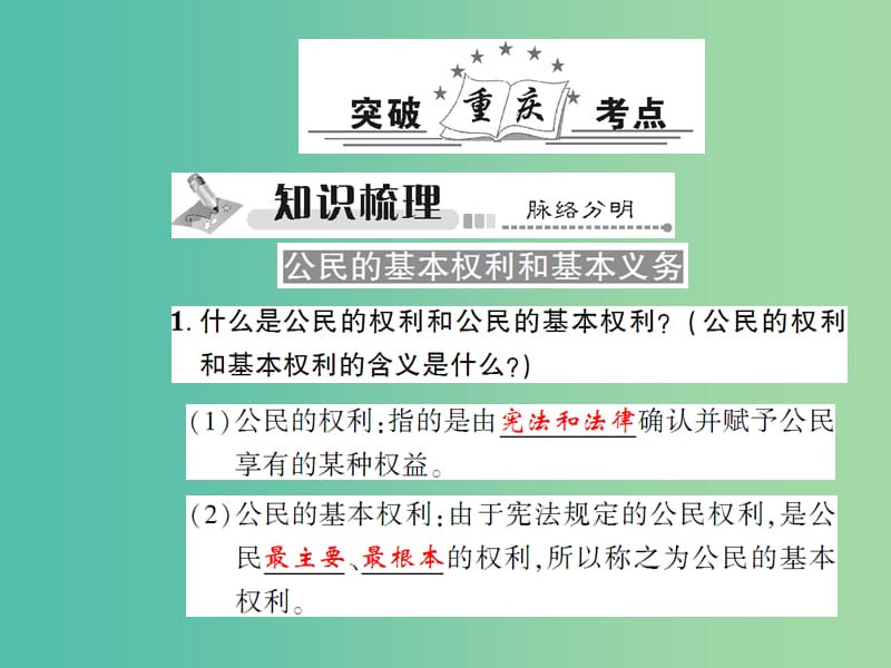 中考政治总复习 考点探究主题七 正确行使权利 依法履行义务课件.ppt_第2页