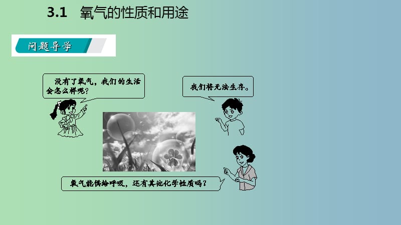 九年级化学上册第三章维持生命之气-氧气3.1氧气的性质和用途课件新版粤教版.ppt_第3页