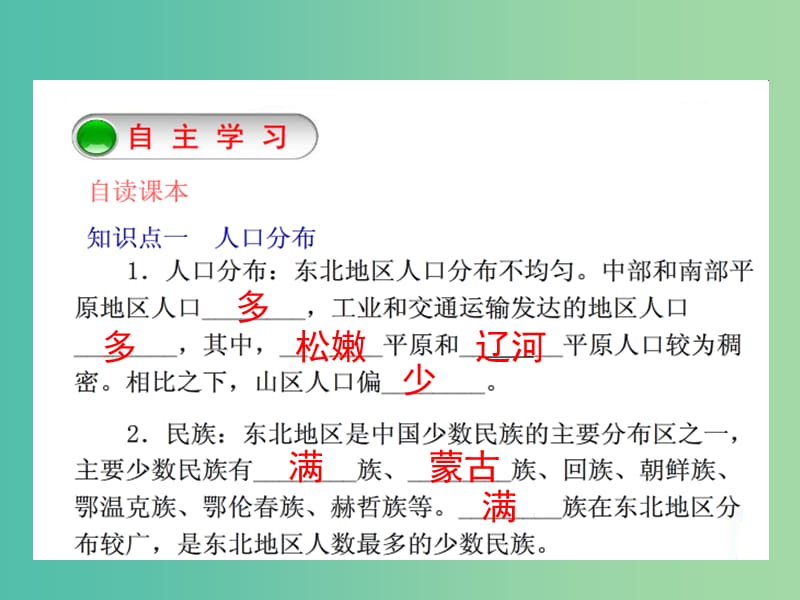 八年级地理下册 第6章 第2节 东北地区的人口与城市分布课件 （新版）湘教版.ppt_第3页