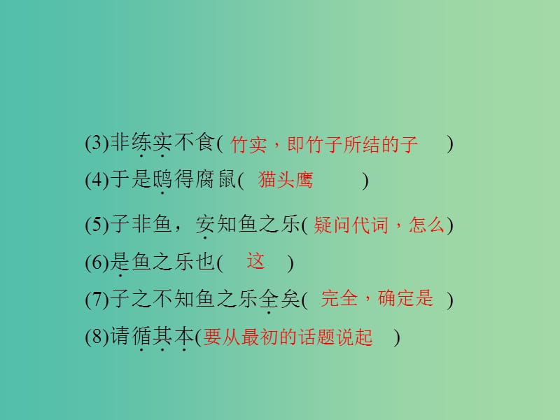 九年级语文下册 第五单元 20《庄子》故事两则习题课件 新人教版.ppt_第2页