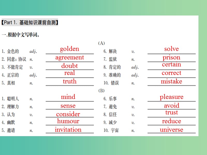 中考英语 课本梳理 九上 Unit 1-2复习课件.ppt_第2页