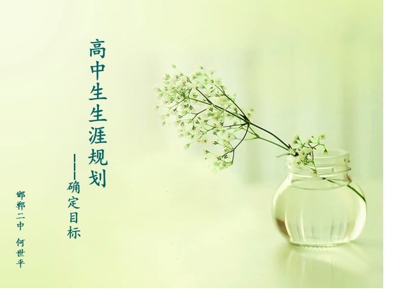 高中生生涯规划.ppt_第1页