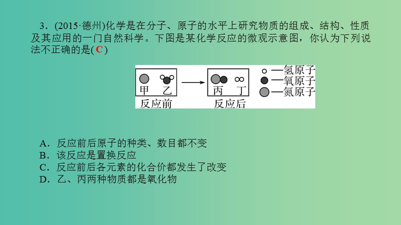 中考化学 第23讲 专题一 信息给予题（练）课件.ppt_第3页