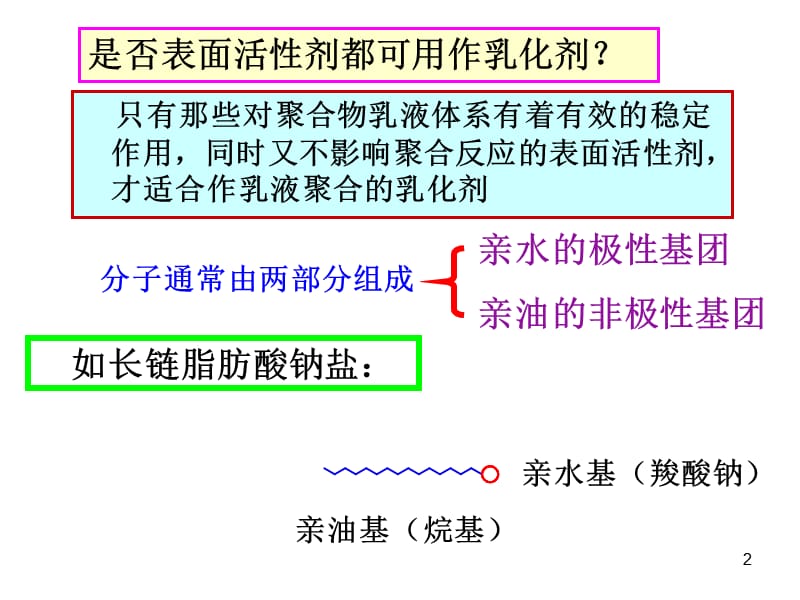 乳液聚合第三章乳化剂ppt课件_第2页