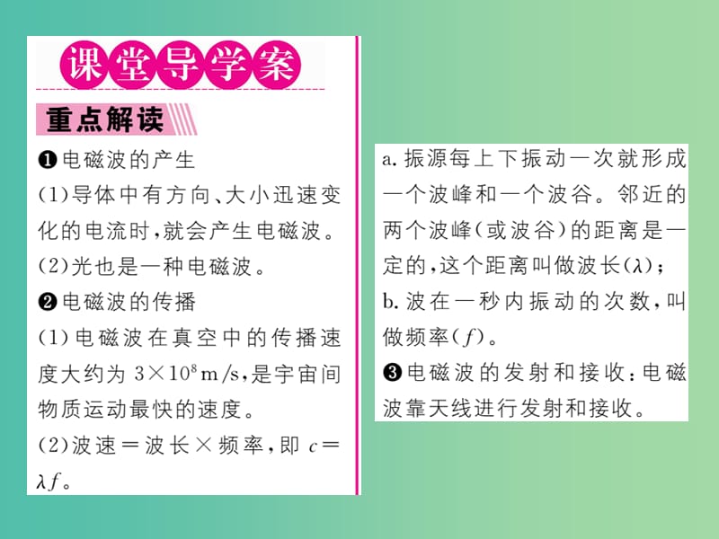 九年级物理全册 第21章 信息的传递 第2节 电磁波的海洋课时讲解课件 （新版）新人教版.ppt_第2页