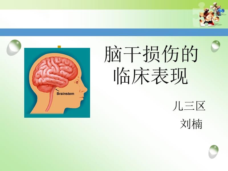 脑干损伤的临床表现.ppt_第1页