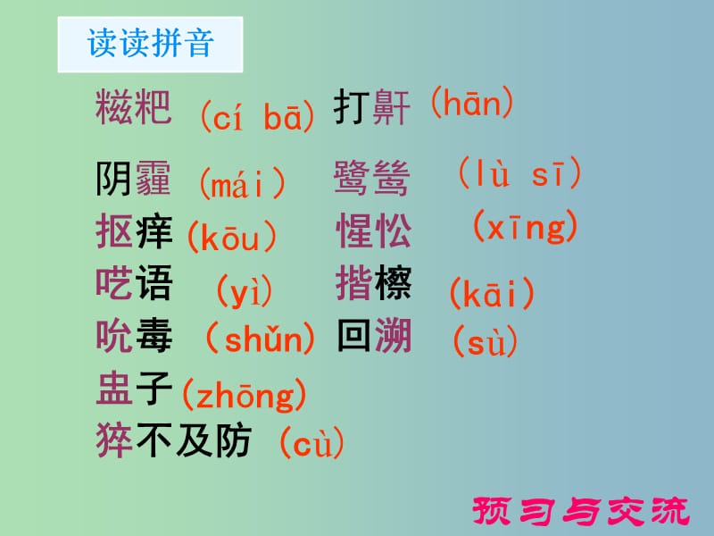 九年级语文下册 12《变脸》课件 鲁教版五四制.ppt_第3页