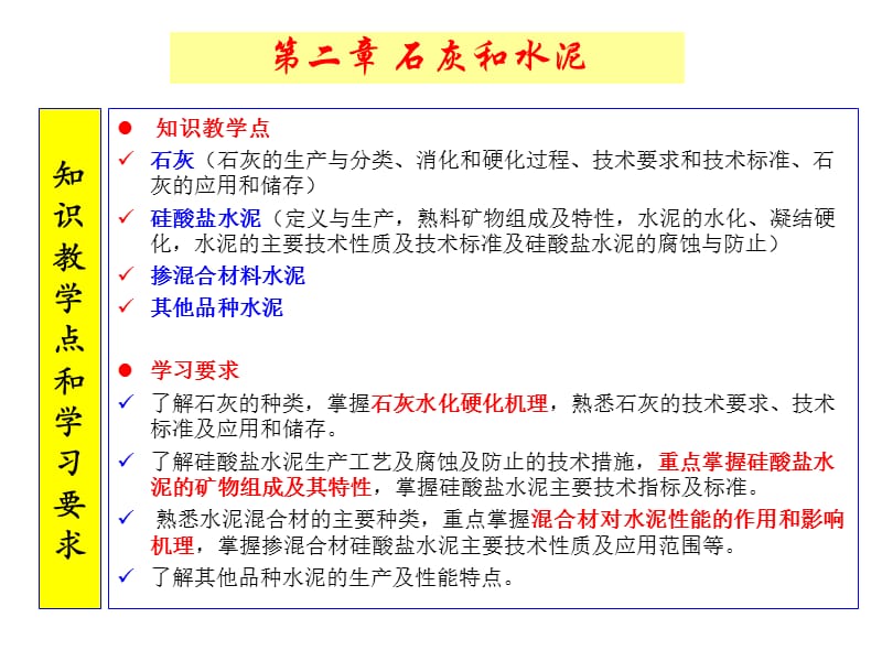 道路建筑材料第二章石灰和水泥.ppt_第1页