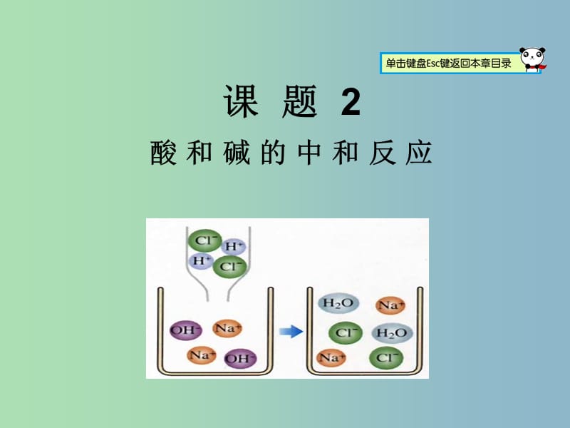 九年级化学下册 第十单元 课题2 酸和碱的中和反应课件 （新版）新人教版.ppt_第1页