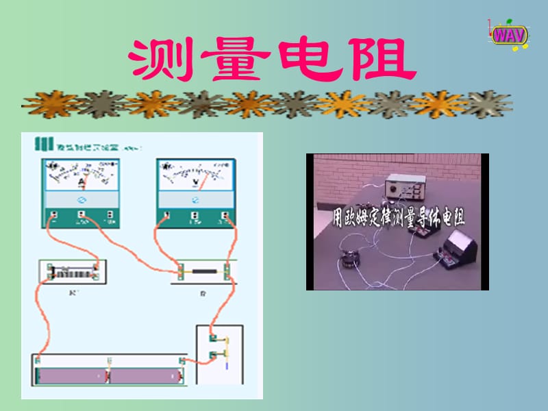 九年级物理上册《第5章 第2节 测量电阻》课件 （新版）教科版.ppt_第1页