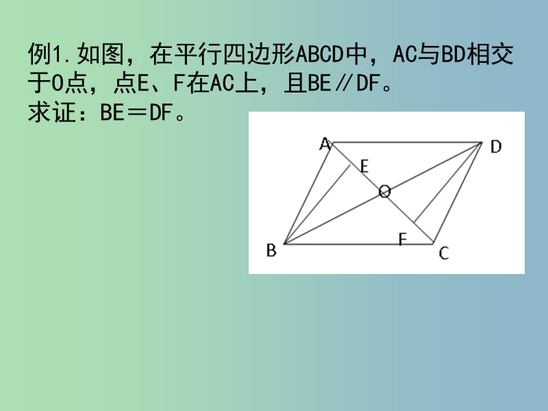 八年级数学下册 第六章 平行四边形回顾与思考课件 （新版）北师大版.ppt_第3页