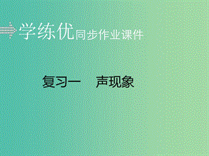 中考物理復(fù)習(xí) 專題一 聲現(xiàn)象習(xí)題課件 新人教版.ppt