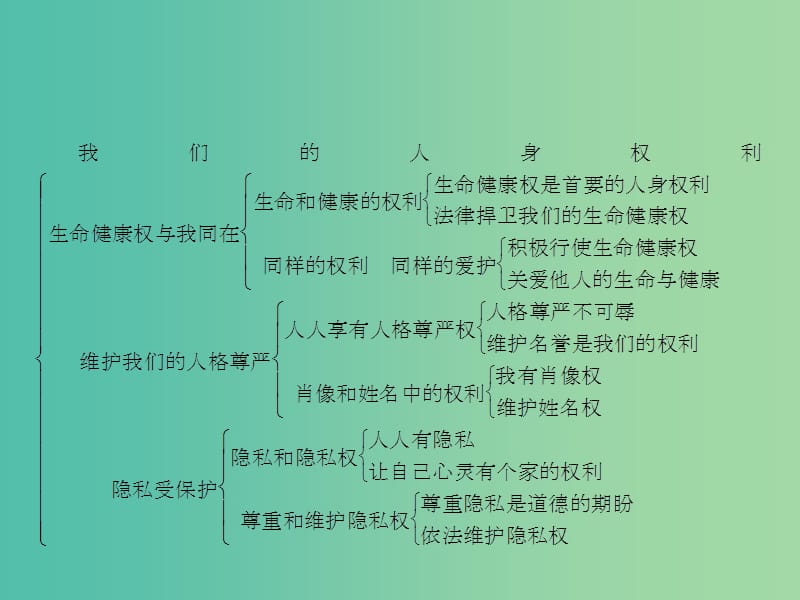 中考政治总复习 第十讲 我们的人身权利课件 新人教版.ppt_第2页