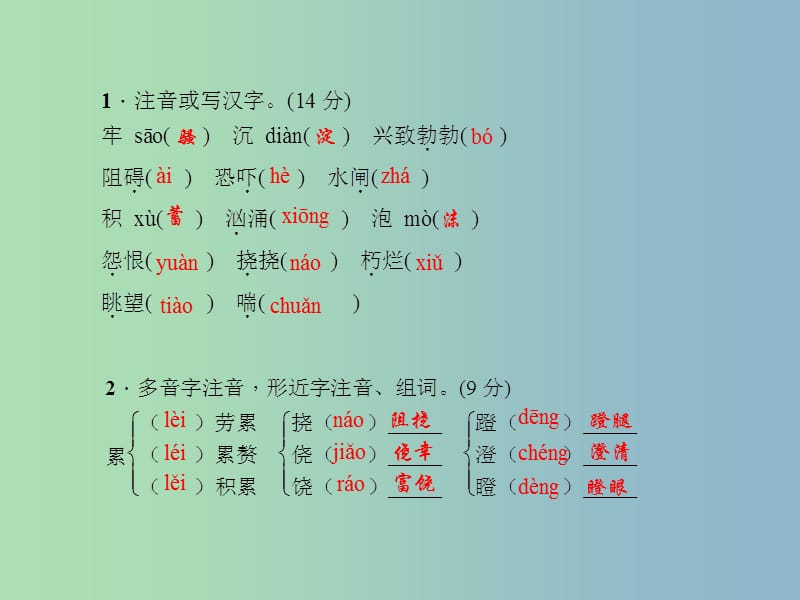 七年级语文上册 第五单元 18 小溪流的歌课件 语文版.ppt_第2页