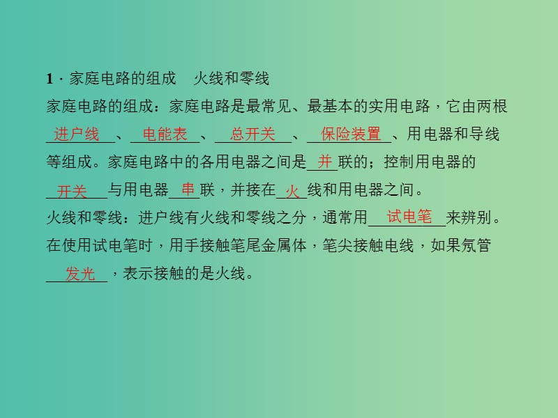 九年级物理全册 19.1 家庭电路课件 （新版）新人教版.ppt_第2页