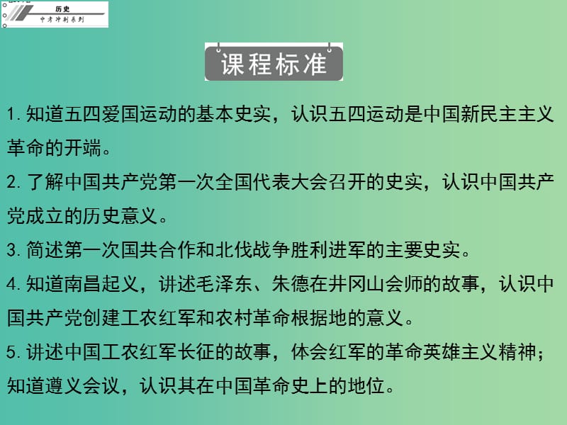 中考历史冲刺复习 基础梳理 第8章 新民主主义革命的兴起课件.ppt_第3页