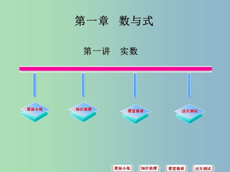 中考数学必备复习 第一章 数与式 第1讲 实数课件.ppt_第1页