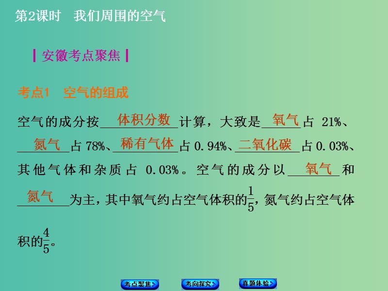 中考化学 专题2 我们周围的空气课件.ppt_第3页