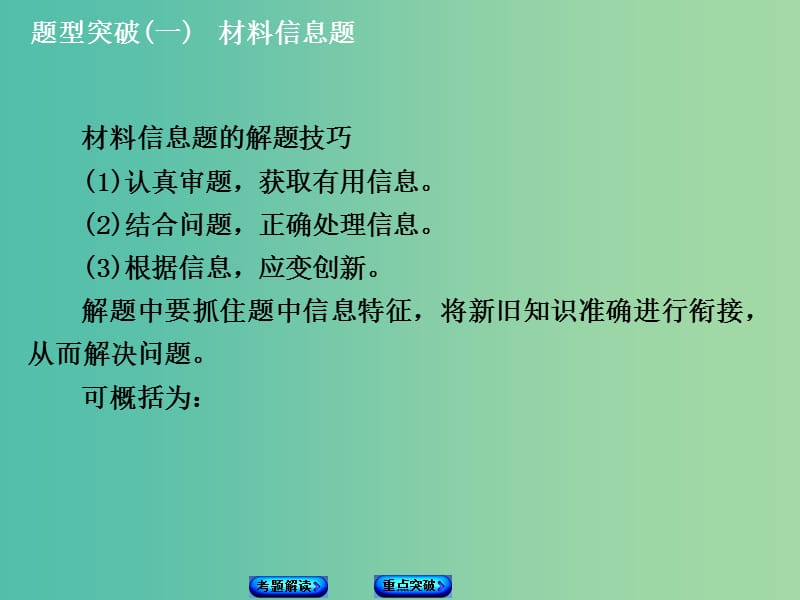 中考化学 题型突破（一）材料信息题课件.ppt_第3页