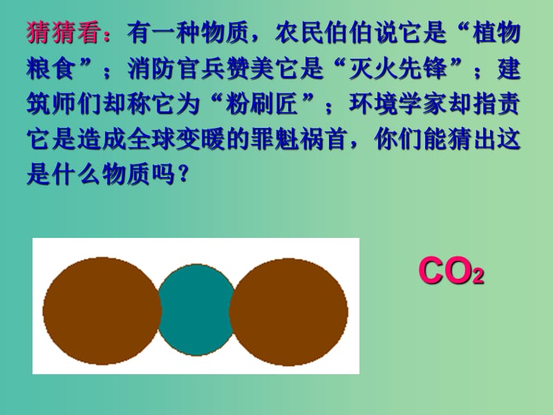 九年级化学上册 第六单元 课题3 二氧化碳和一氧化碳课件1 新人教版.ppt_第2页