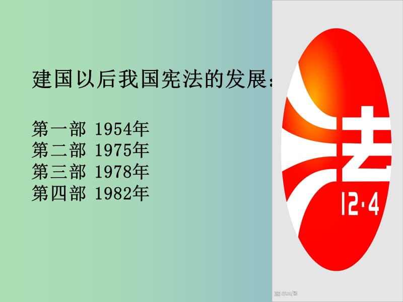 八年级政治下册 15 宪法是国家的根本大法课件 苏教版.ppt_第3页