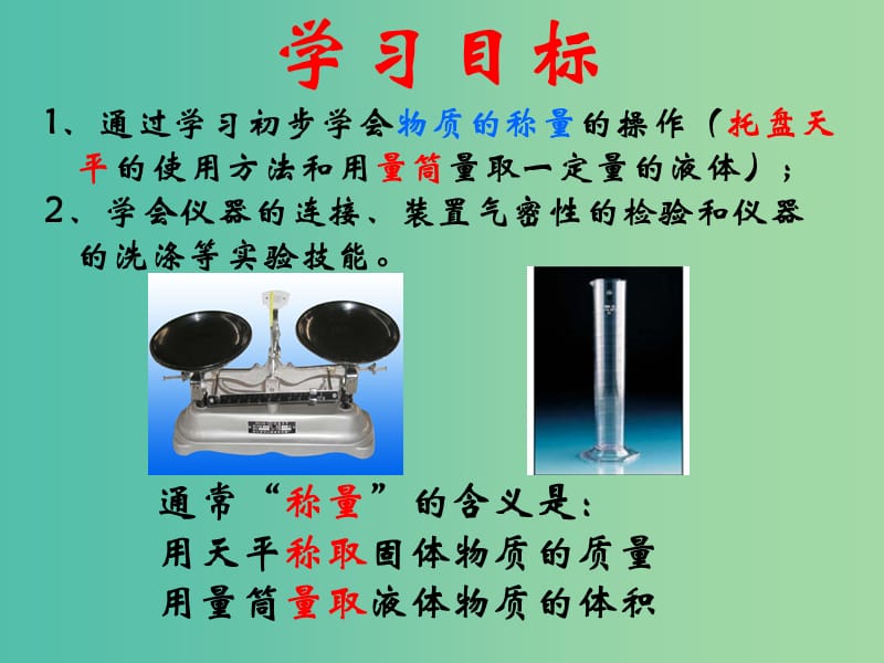 九年级化学上册 第二单元 化学实验基本技能训练（二）课件 （新版）鲁教版.ppt_第2页