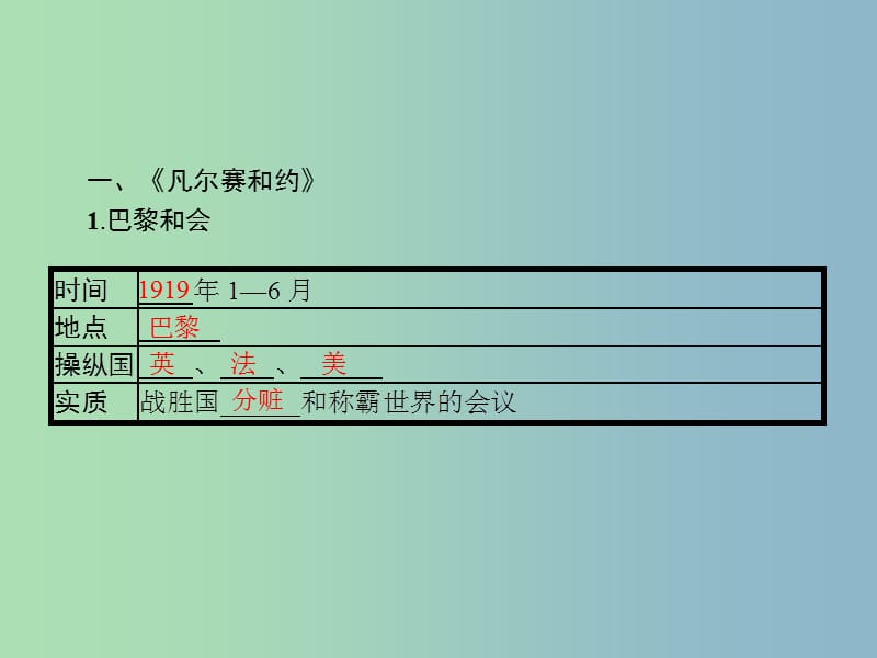 九年级历史下册第一单元动荡与变革3凡尔赛-华盛顿体系课件北师大版.ppt_第3页