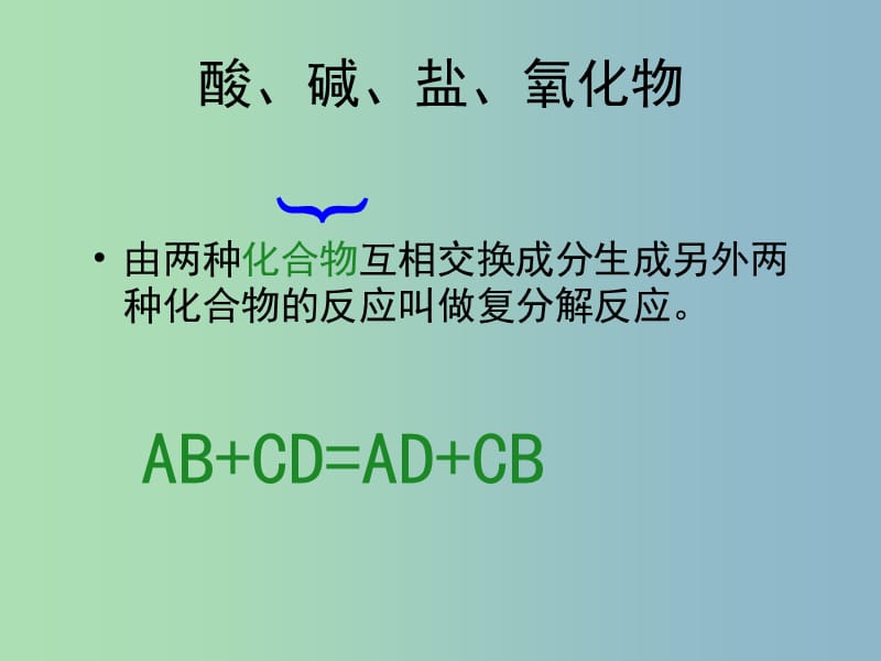 九年级化学下册 常见的盐—复分解反应的条件课件 （新版）新人教版.ppt_第2页