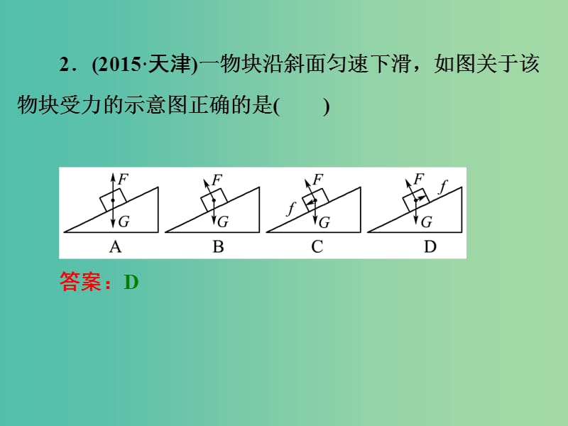 中考科学一轮复习 第二篇 物质科学（一）阶段练习课件二.ppt_第3页