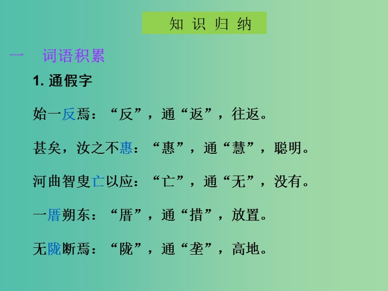 中考语文古诗文必考+必练 第一部分 九下 愚公移山课件.ppt_第3页