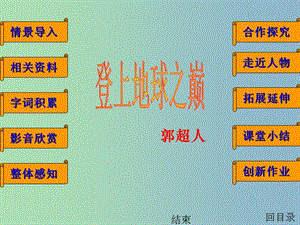 七年級(jí)語(yǔ)文下冊(cè)《第23課 登上地球之巔》課件 新人教版.ppt