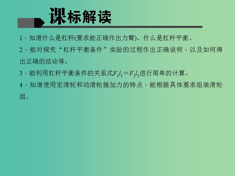 中考物理专题复习十三 简单机械课件.ppt_第2页