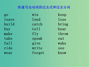 中考英語總復(fù)習(xí) 現(xiàn)在完成時態(tài)課件.ppt