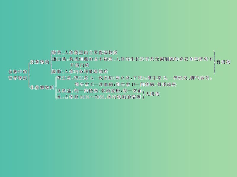 中考生物总复习 第四单元 第二章 人体的营养习题课件 新人教版.ppt_第3页